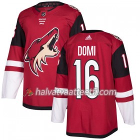 Miesten NHL Arizona Coyotes Pelipaita Max Domi 16 Adidas 2017-2018 Maroon Authentic